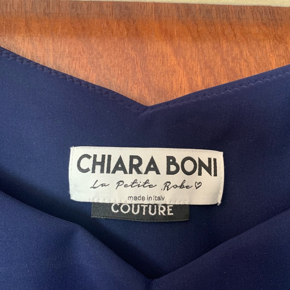 Chiara Boni Couture Le Petite Robe Navy Dress